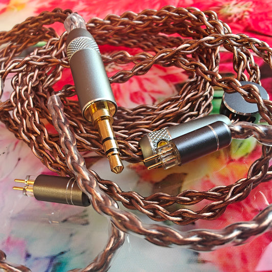 Kabel til inears,  3,5 mm Jack til 2 Pin