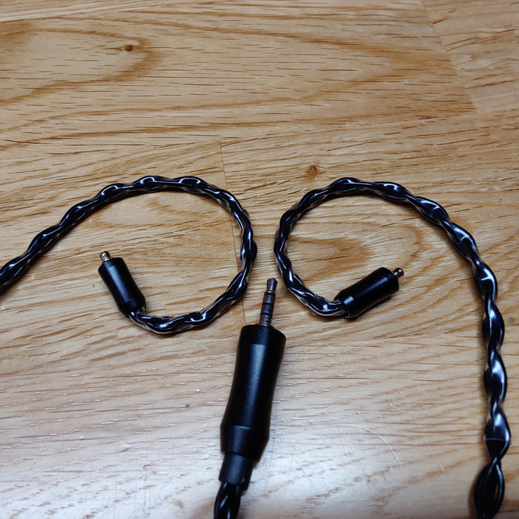 Balanceret kabel til inears 2,5mm til MMCX/2pin