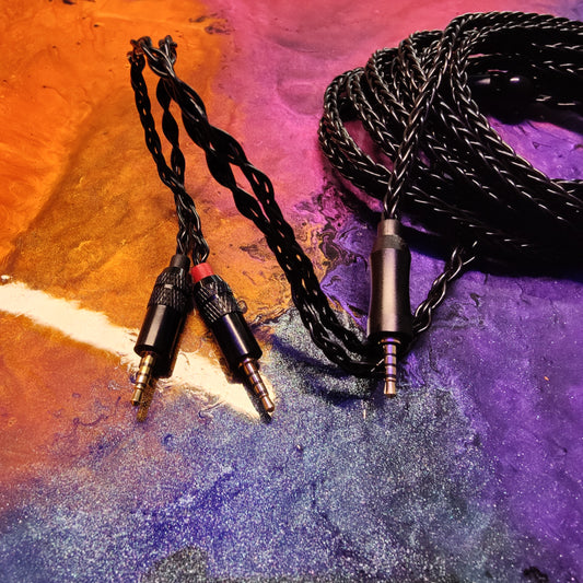 Balanceret kabel med 2,5 mm jack, 2,4 meter