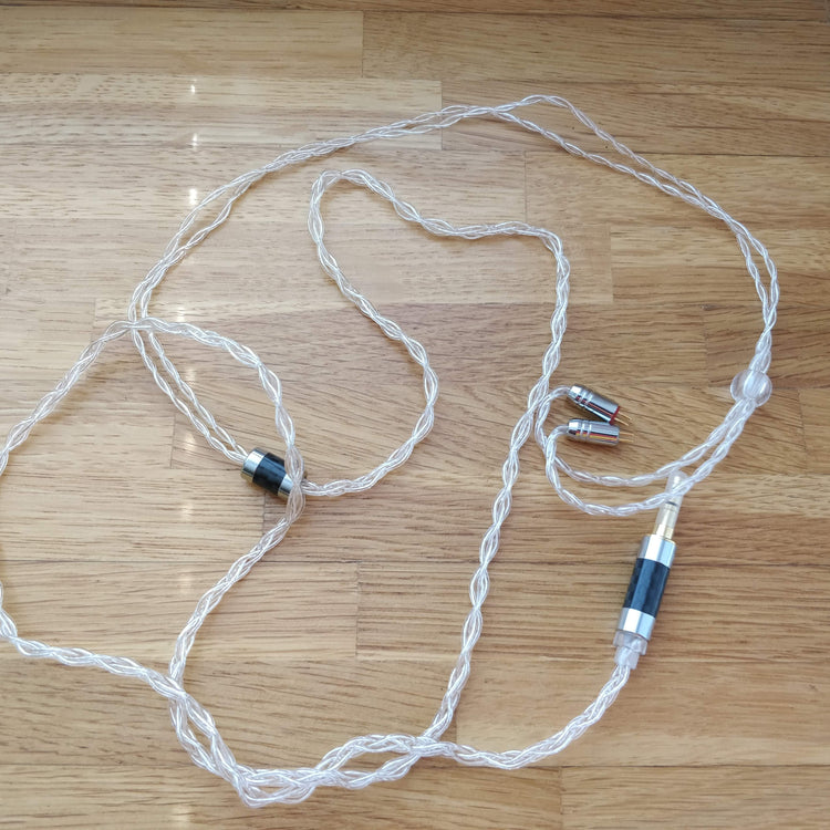 2 Pin sølvkabel til Inears