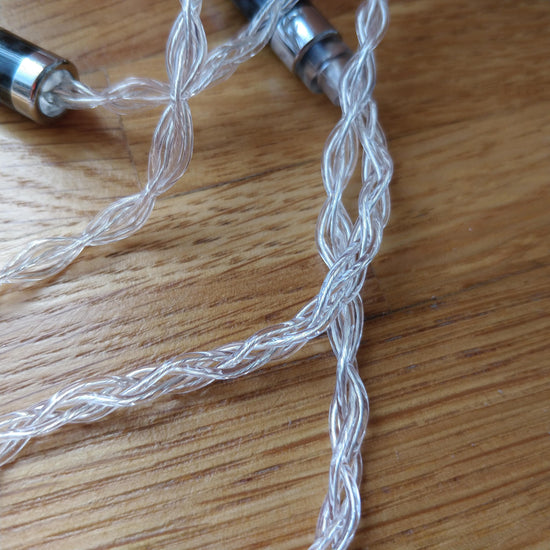 2 Pin sølvkabel til Inears