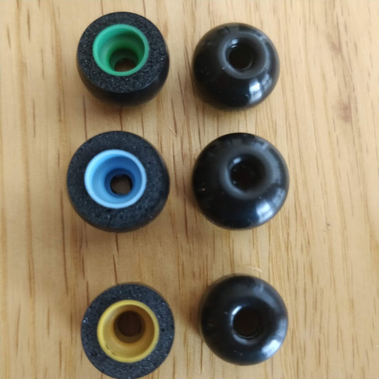 Skumpropper af memoryfoam til TWS, ca 4 mm