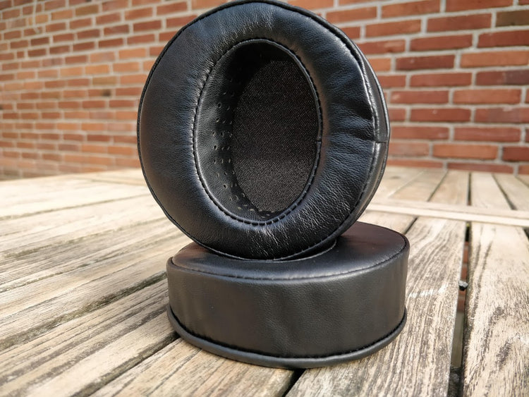 puder i læder til hovedtelefoner, leather headphone pads