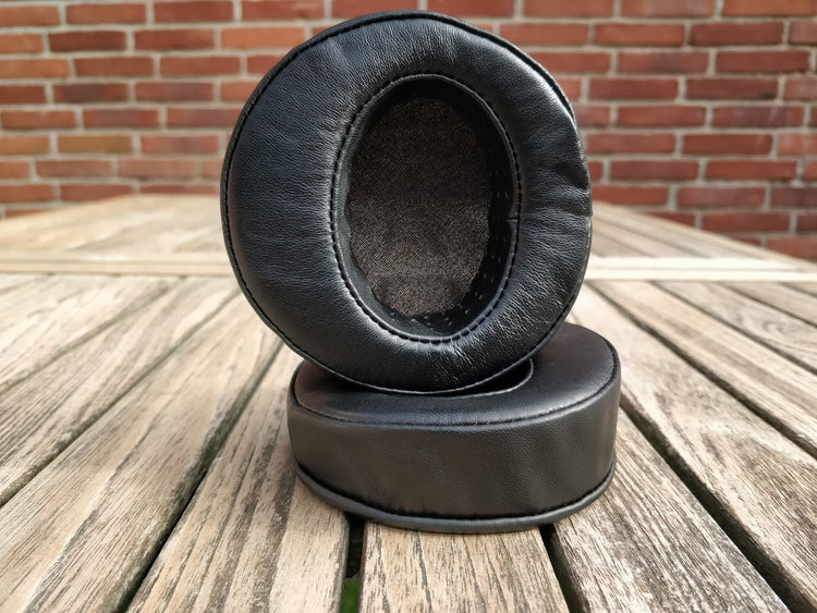 puder i læder til hovedtelefoner, leather headphone pads