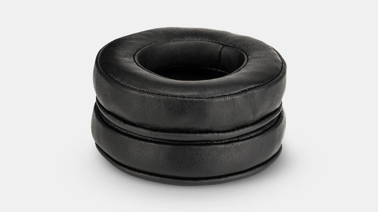 Brainwavz, Puder til hovedtelefoner, runde 100mm, Skind, Læder